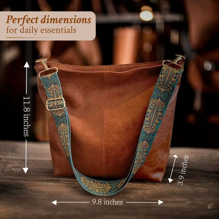 Greta – Vintage Leather Shoulder Bag