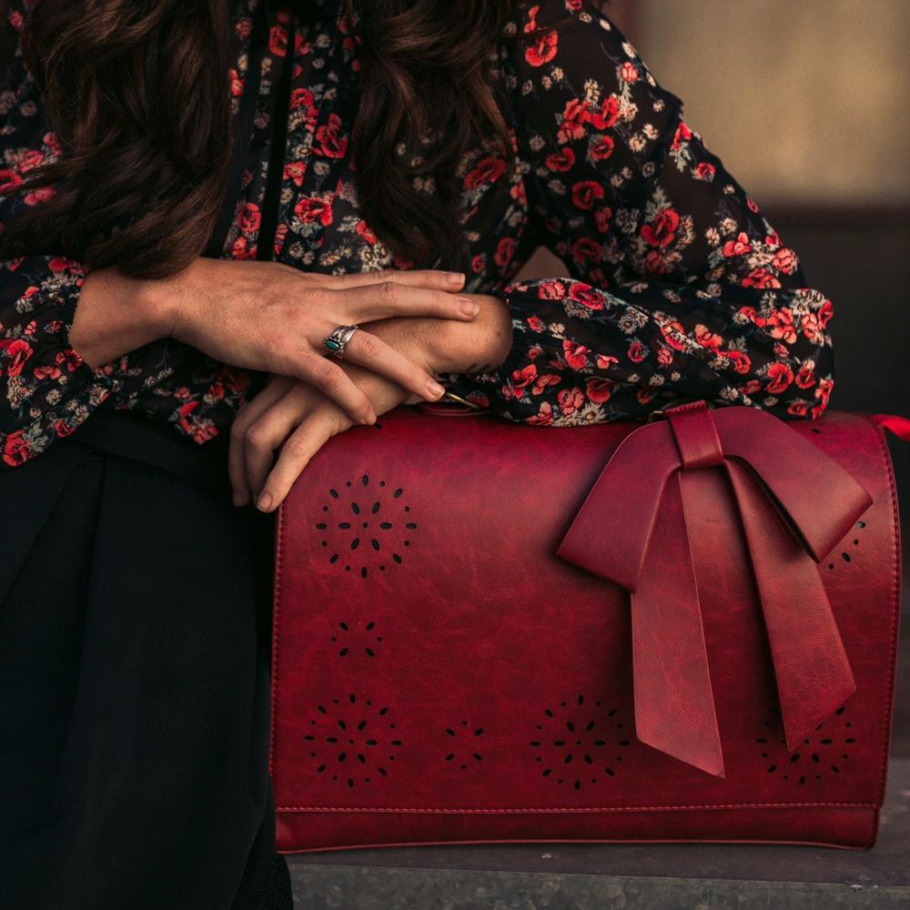 Bernadette – Bow Satchel Handbag
